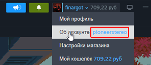Где найти свой логин Steam